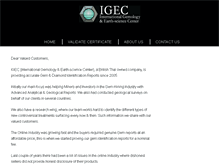 Tablet Screenshot of igeclab.com